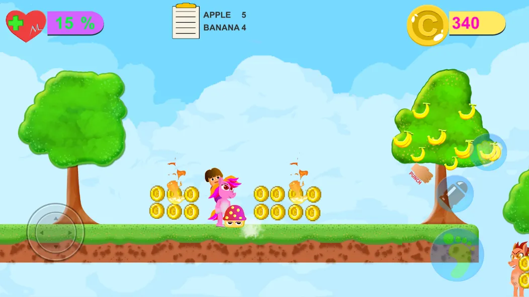 Dora Riding Pony Escape Jungle (Дора на Пони Едет из Джунглей) [МОД Бесконечные монеты] Screenshot 3