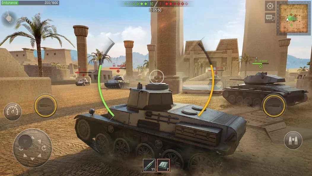 Battle Tanks: Tank Games WW2 (Бэтл Тэнкс) [МОД Unlimited Money] Screenshot 3