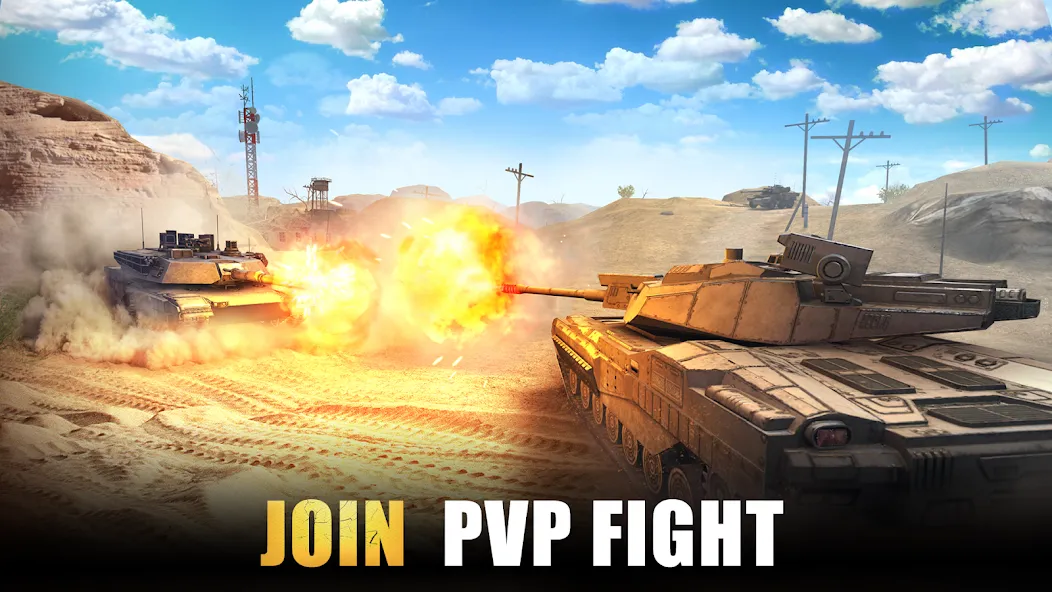 Tank Force: Tank games blitz [МОД Mega Pack] Screenshot 3