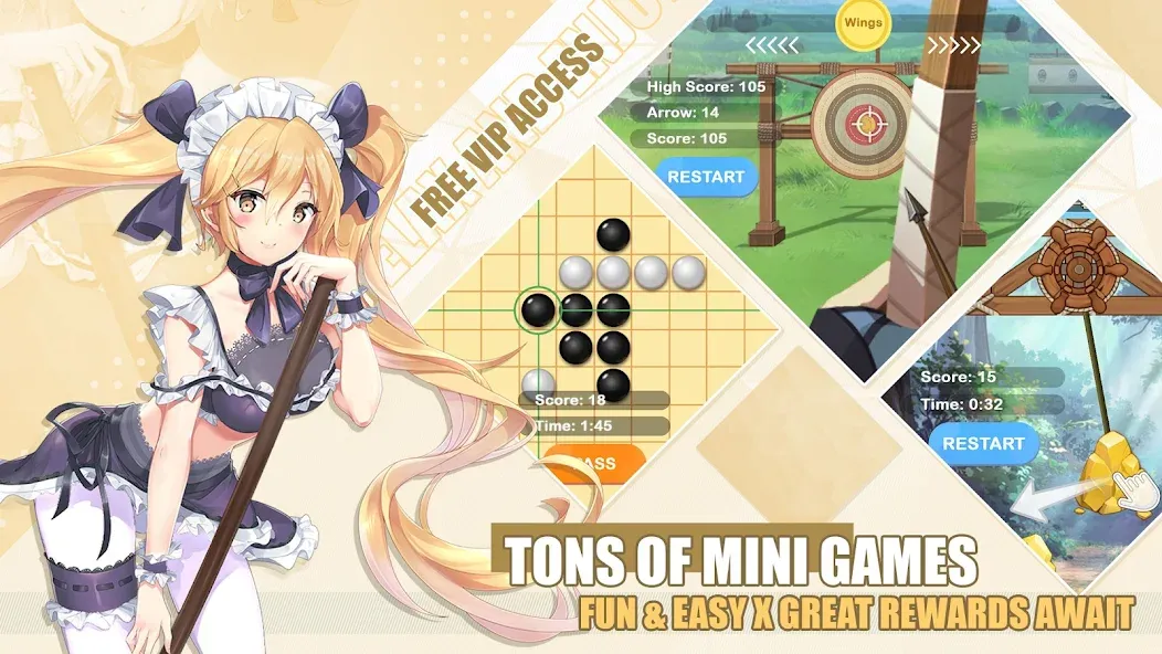 Lost in Paradise:Waifu Connect (Лост ин Парадайз) [МОД Menu] Screenshot 5