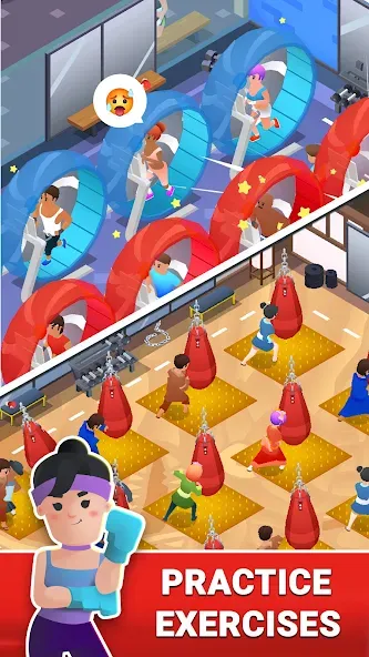 Boxing Gym Tycoon 3D: MMA Club (Боксерская Гимназия Тайкун 3D) [МОД Unlocked] Screenshot 4