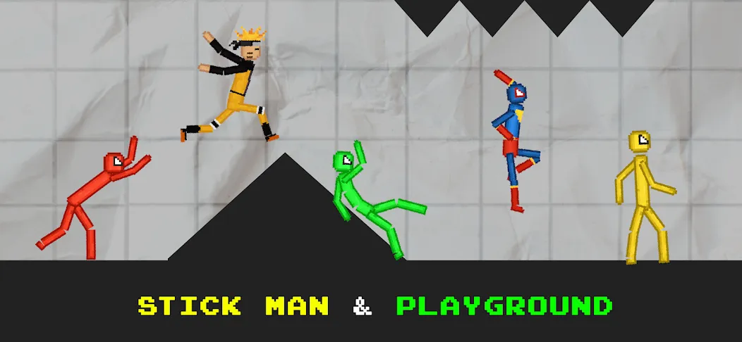 Stickman Playground (тикман Плейграунд) [МОД Меню] Screenshot 3