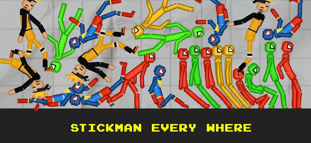 Stickman Playground (тикман Плейграунд) [МОД Меню] Screenshot 5
