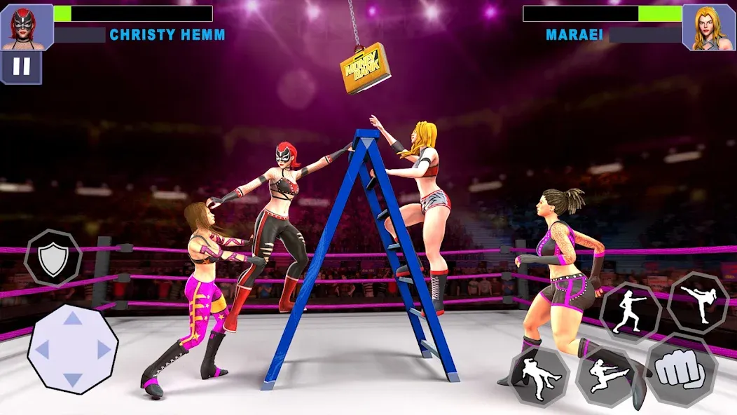 Bad Girls Wrestling Game [МОД Бесконечные монеты] Screenshot 3