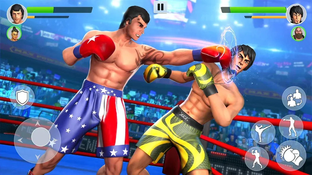 Boxing Heros: Fighting Games (Тэг Боксинг Игры) [МОД Бесконечные деньги] Screenshot 4