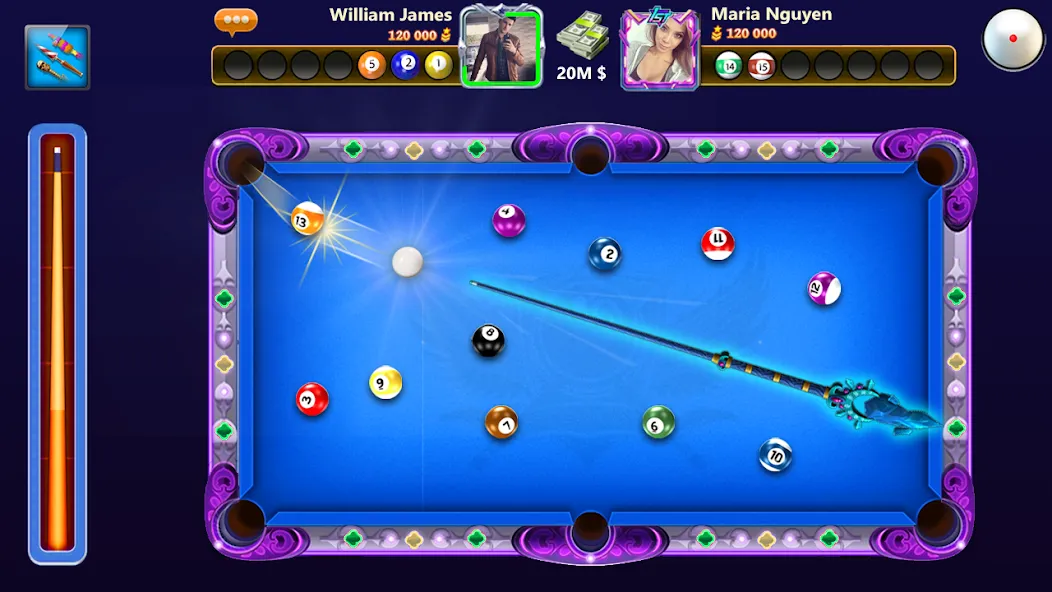 8 Ball Offline - Billiard Pool (Шар Оффлайн) [МОД Меню] Screenshot 2