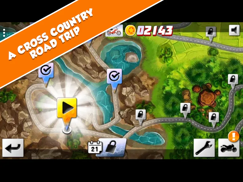 Highway Rider Extreme - 3D Mot (Хайвей Райдер Экстрим) [МОД Mega Pack] Screenshot 5