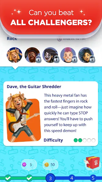 Stop 2 - Word Trivia Game [МОД Unlimited Money] Screenshot 3