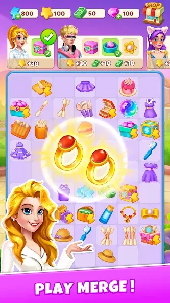 Fashion Nova: Merge & Stylist (Фэшн Нова) [МОД Бесконечные монеты] Screenshot 4