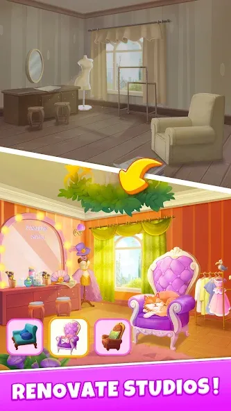 Fashion Nova: Merge & Stylist (Фэшн Нова) [МОД Бесконечные монеты] Screenshot 5