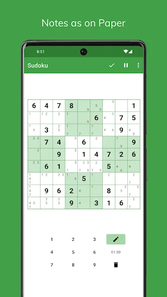 Sudoku [МОД Все открыто] Screenshot 3