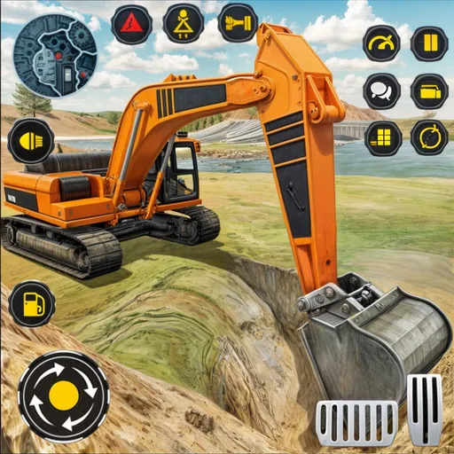 Heavy Excavator Simulator PRO (Хеви Экскавейтор Симулятор ПРО) [МОД Бесконечные монеты] Screenshot 5
