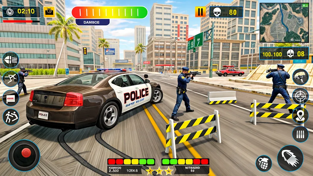 US Police Shooting Crime City [МОД Бесконечные деньги] Screenshot 2