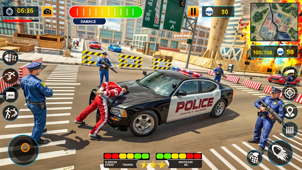 US Police Shooting Crime City [МОД Бесконечные деньги] Screenshot 3