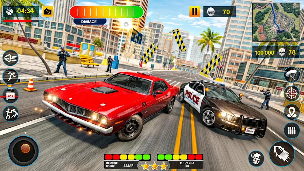 US Police Shooting Crime City [МОД Бесконечные деньги] Screenshot 4