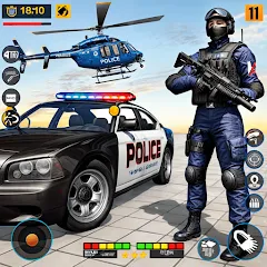 Скачать взлом US Police Shooting Crime City  [МОД Бесконечные деньги]