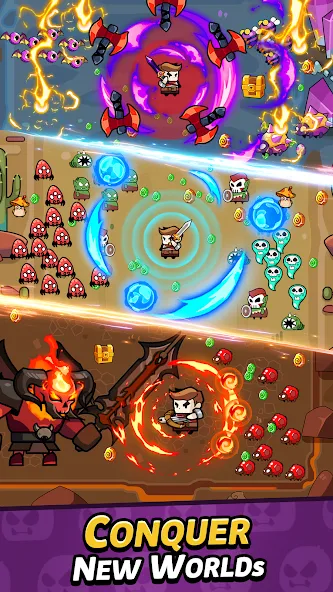 Solo Survivor IO Game (Монстер Ворлд) [МОД Много монет] Screenshot 2