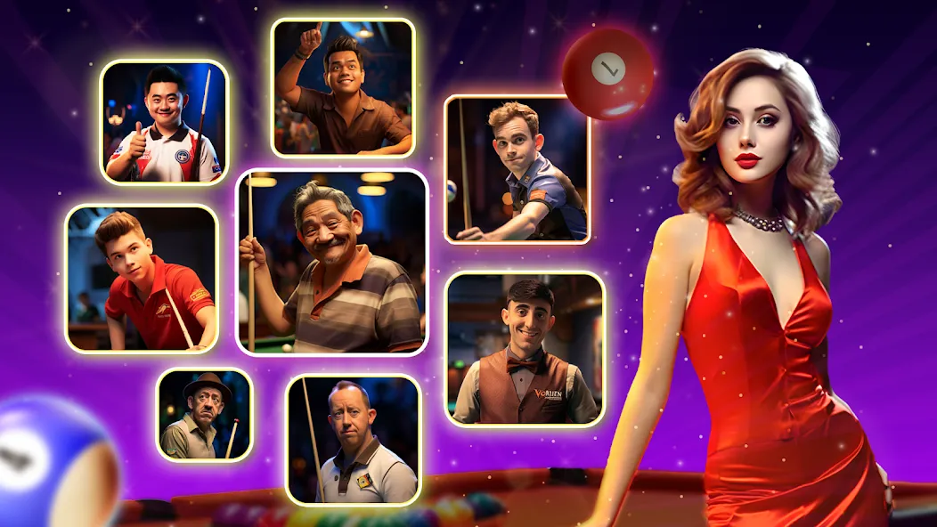 8 Ball Clash - Pool Billiards (балл пул) [МОД Бесконечные монеты] Screenshot 4