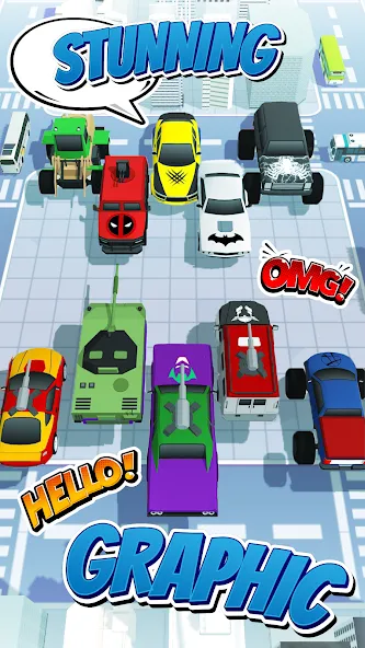 Superhero Car Merge Battle [МОД Бесконечные деньги] Screenshot 4
