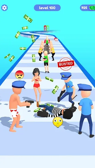 Thief Run Race 3D: Fun Race [МОД Много монет] Screenshot 4