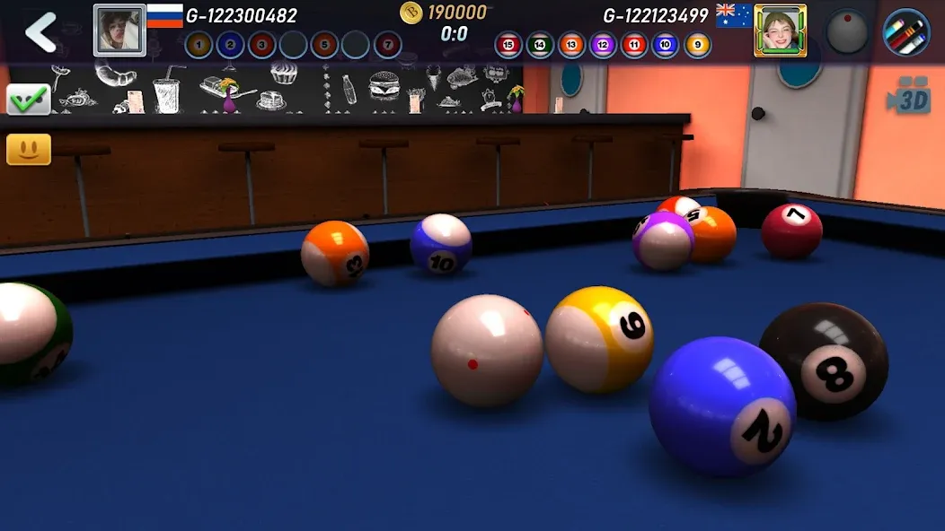 Real Pool 3D 2 (Риал Пул 3Д 2) [МОД Mega Pack] Screenshot 5