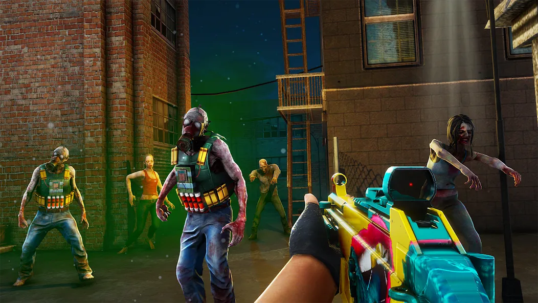 Zombination - FPS Zombie Games (Зомбинация) [МОД Menu] Screenshot 2