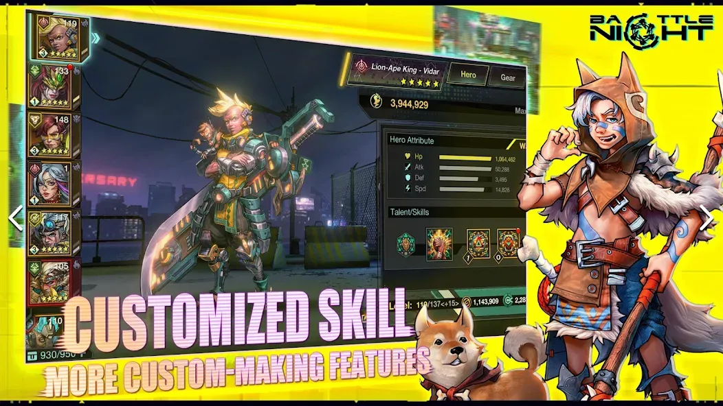 Battle Night: Cyberpunk RPG (Бэтл Найт) [МОД Все открыто] Screenshot 5