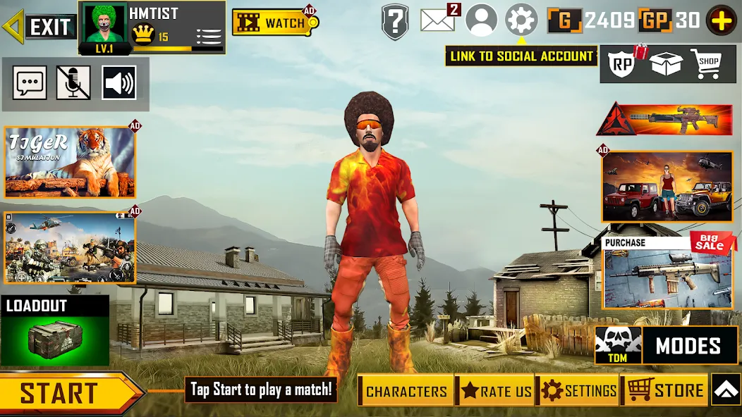 Real Commando FPS Gun Shooting [МОД Mega Pack] Screenshot 2