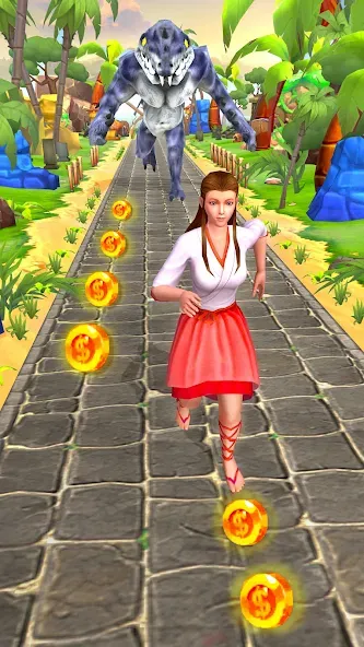 Jungle Run Temple Escape Games [МОД Unlimited Money] Screenshot 2