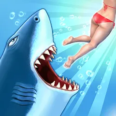 Скачать взломанную Hungry Shark Evolution (Хангри Шарк Эволюшн)  [МОД Меню]
