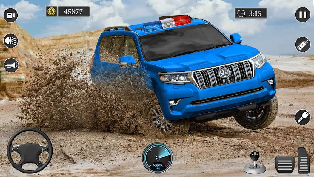 Flying Prado Car Robot Game [МОД Бесконечные монеты] Screenshot 2