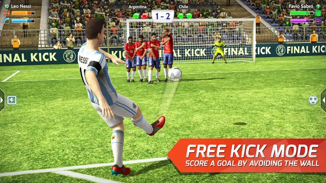 Final Kick: Online Soccer (Финаль кик) [МОД Все открыто] Screenshot 2