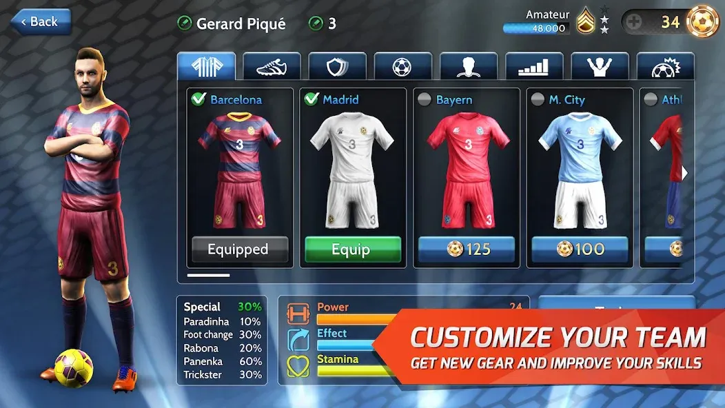 Final Kick: Online Soccer (Финаль кик) [МОД Все открыто] Screenshot 5