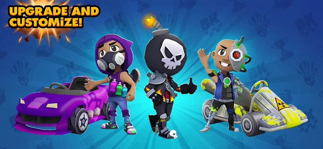 Boom Karts Multiplayer Racing (Бум Картс Мультиплеер Рейсинг) [МОД Unlocked] Screenshot 2