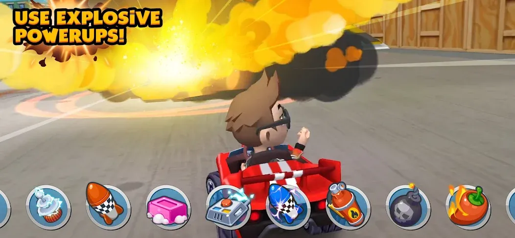 Boom Karts Multiplayer Racing (Бум Картс Мультиплеер Рейсинг) [МОД Unlocked] Screenshot 4