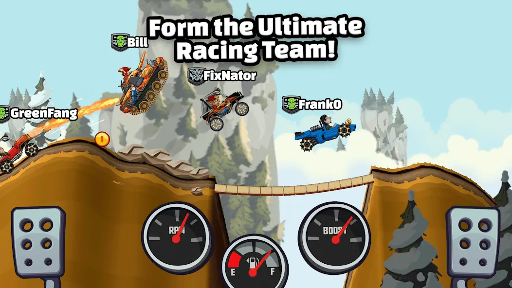 Hill Climb Racing 2 (Хилл Клаим Рейсинг 2) [МОД Много монет] Screenshot 5