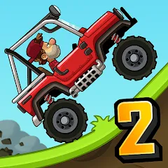 Скачать взлом Hill Climb Racing 2 (Хилл Клаим Рейсинг 2)  [МОД Много монет]