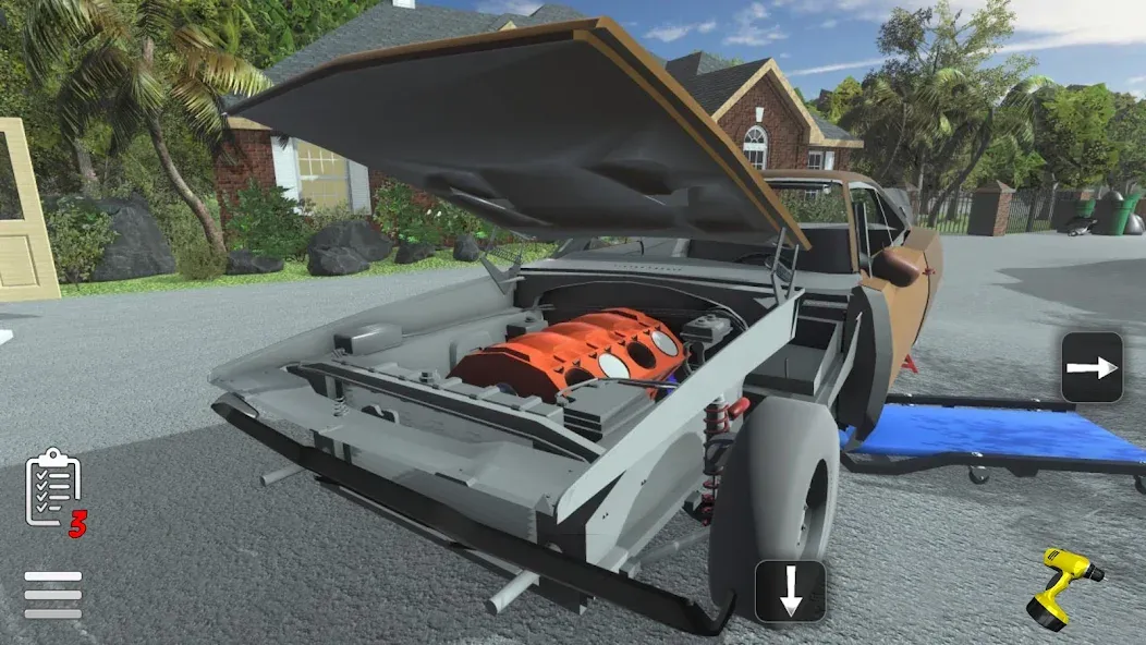 Fix My Car: Muscle Restoration [МОД Бесконечные деньги] Screenshot 2