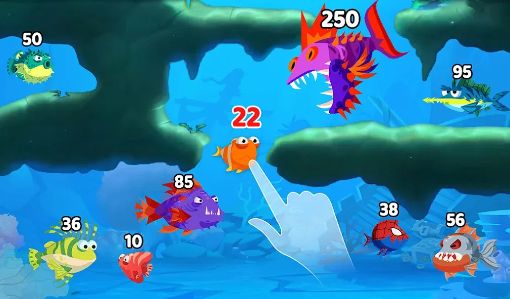Fish Town IO: Mini Aquarium (Фиш Таун Ай Ой) [МОД Бесконечные деньги] Screenshot 2