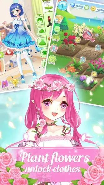 Dream Flower Dressup [МОД Все открыто] Screenshot 3