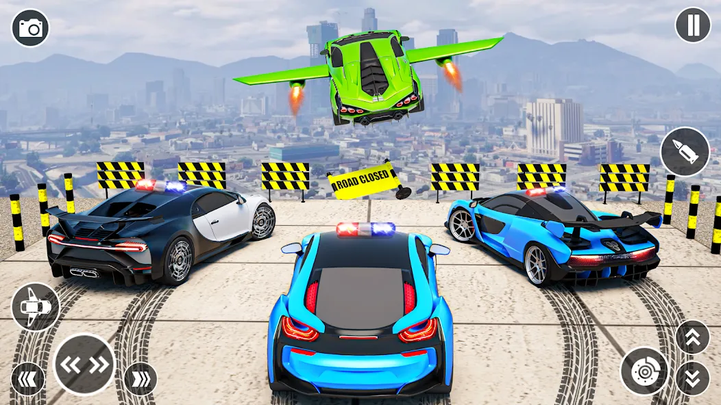 Flying Car Robot Shooting Game [МОД Menu] Screenshot 2