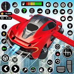 Взлом Flying Car Robot Shooting Game  [МОД Menu]