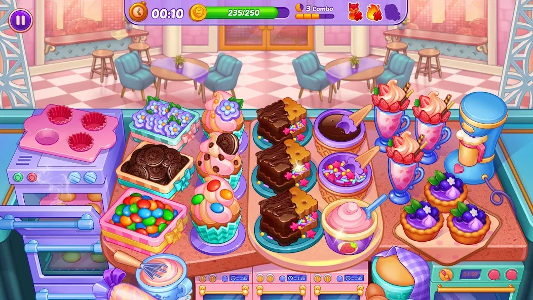 Cooking Crush - Cooking Game (Кукинг Краш) [МОД Menu] Screenshot 3
