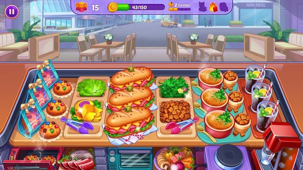 Cooking Crush - Cooking Game (Кукинг Краш) [МОД Menu] Screenshot 4