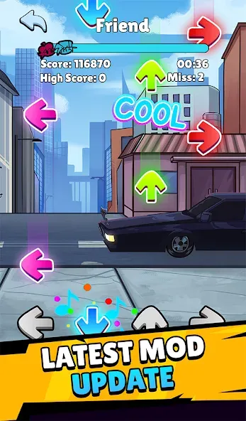 Music Rap Time Battle (Фанкин Музыка) [МОД Menu] Screenshot 1