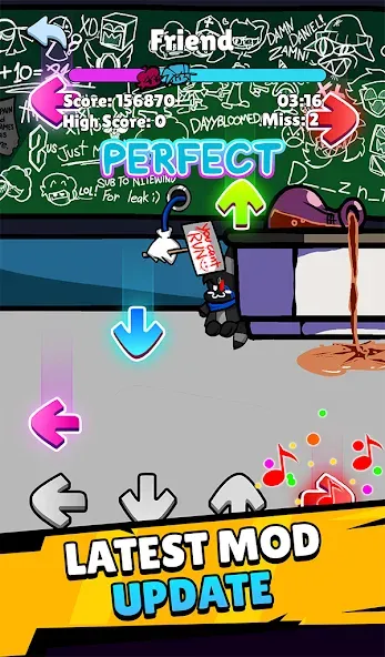 Music Rap Time Battle (Фанкин Музыка) [МОД Menu] Screenshot 3