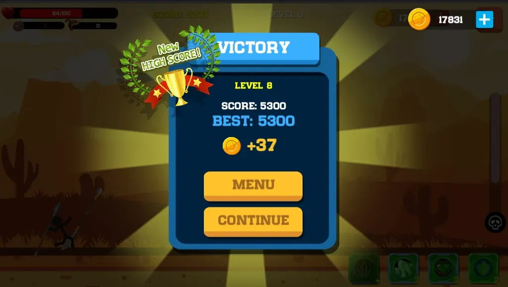 Spear war with Stickman (Спир вар) [МОД Бесконечные монеты] Screenshot 4