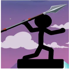 Взломанная Spear war with Stickman (Спир вар)  [МОД Бесконечные монеты]