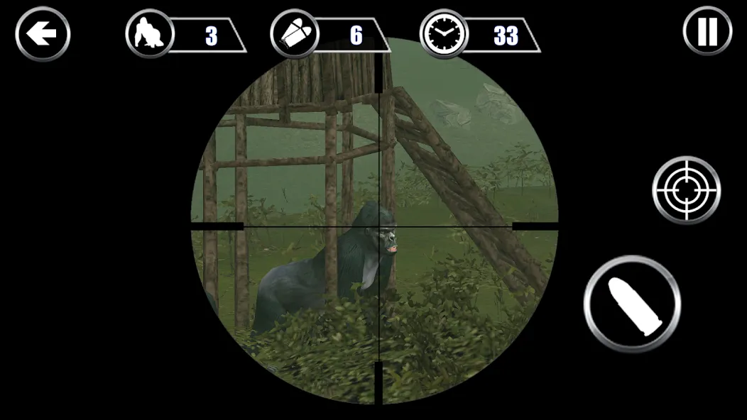 Gorilla Hunter: Hunting games (Горилла Хантер) [МОД Unlimited Money] Screenshot 1