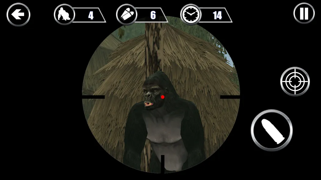 Gorilla Hunter: Hunting games (Горилла Хантер) [МОД Unlimited Money] Screenshot 4